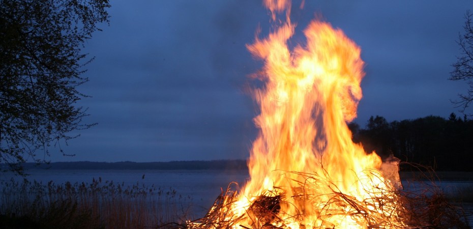 Fire, bonfire, burn, explosion,