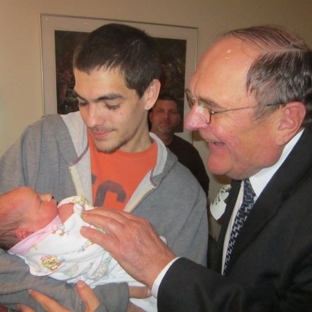 Birth, grandpa, grandparent, baby, newborn